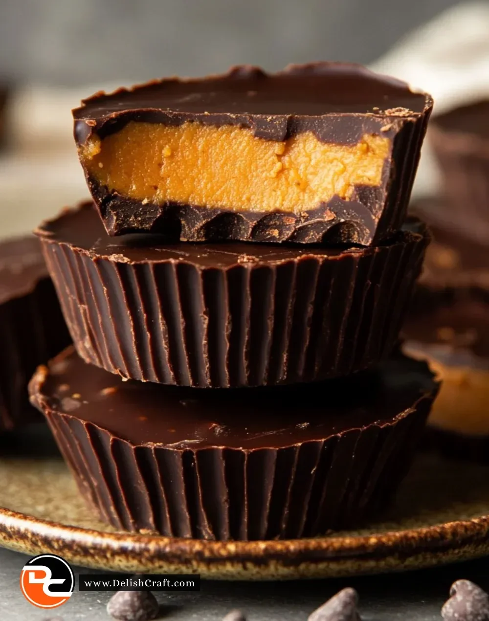 Delicious Chocolate Pumpkin Butter Cups with rich chocolate and creamy pumpkin filling