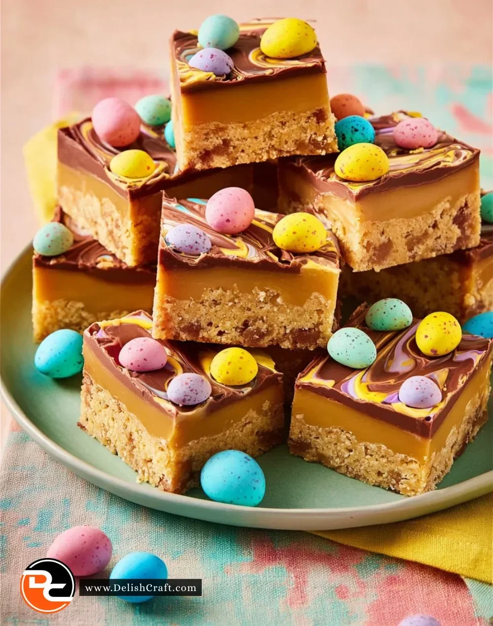 Easter Millionaire's Squares game with festive decorations and prizes