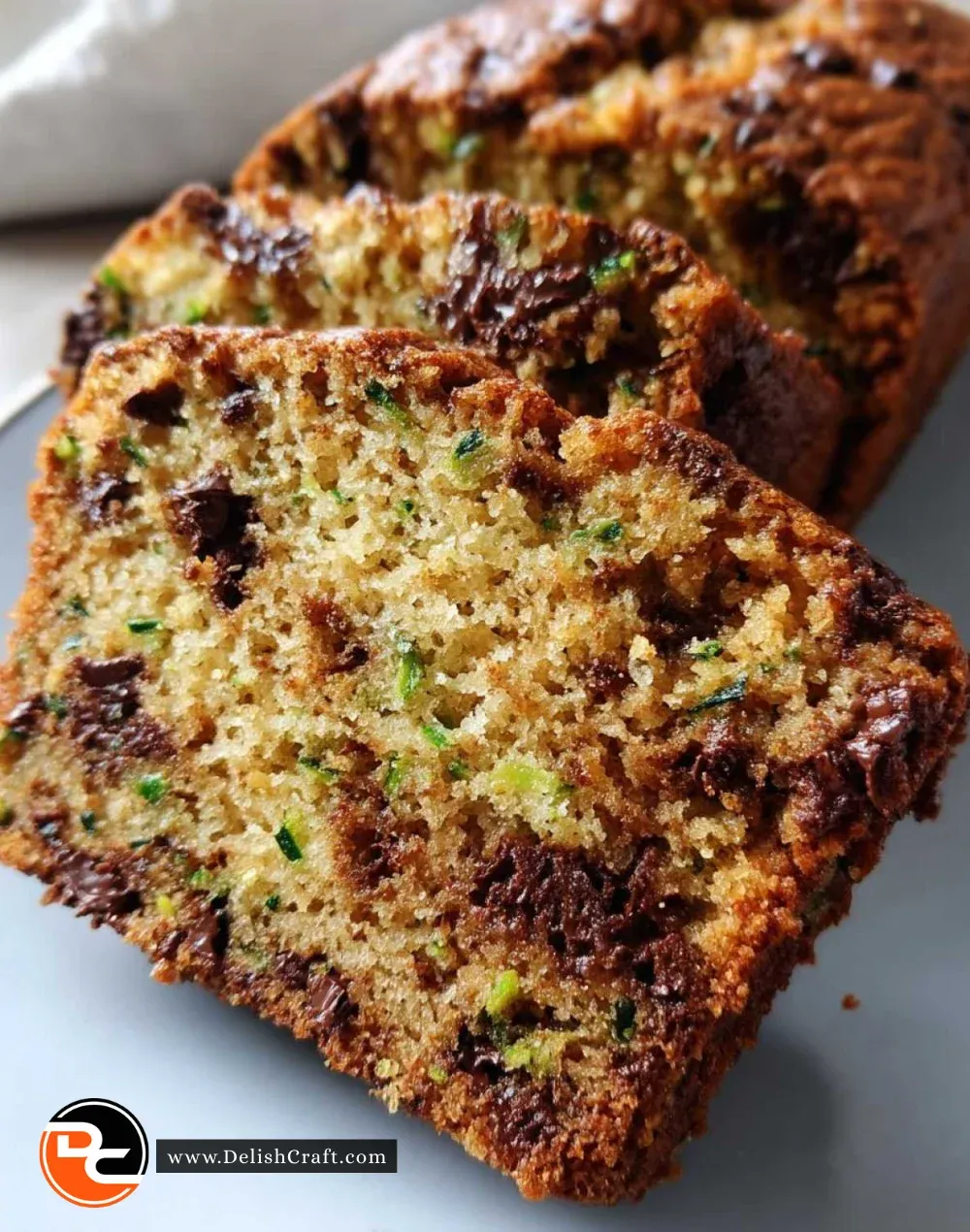 Moistest Chocolate Chip Zucchini Bread