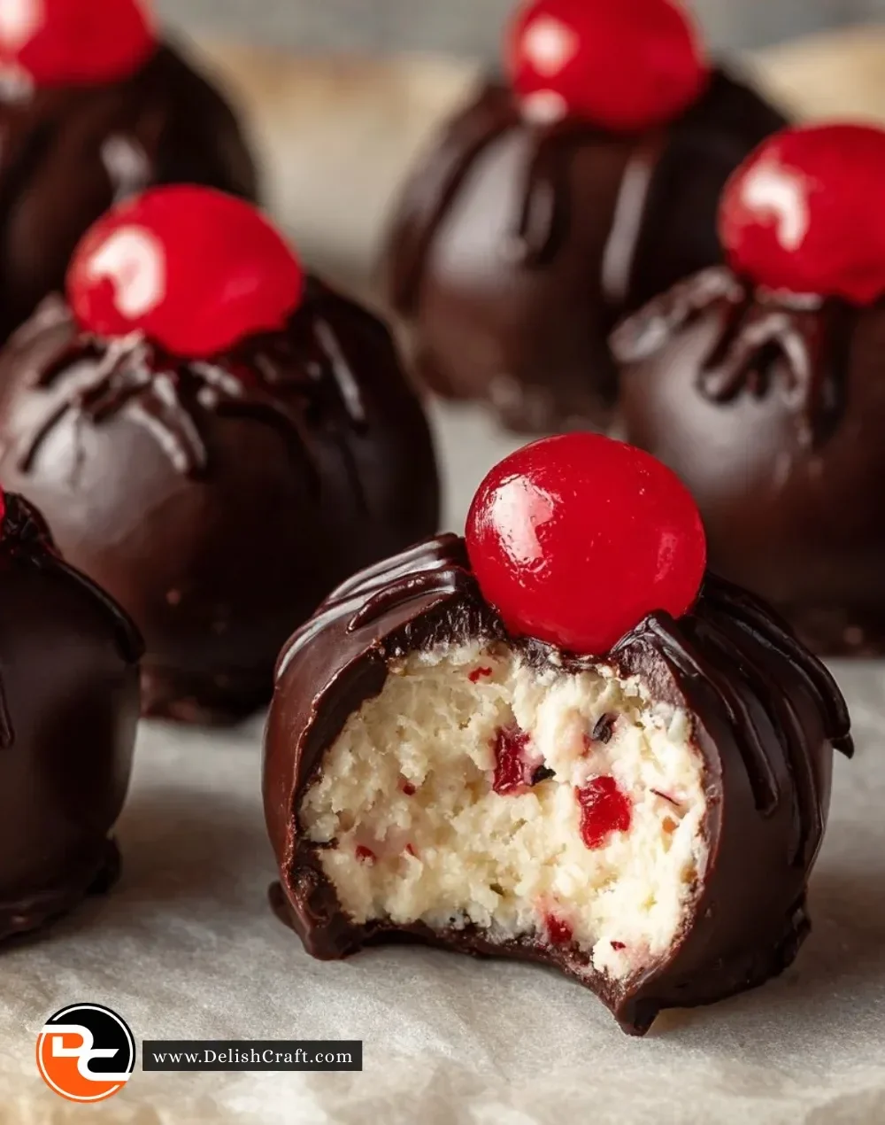 Delicious Cherry Bourbon Balls for a sweet treat