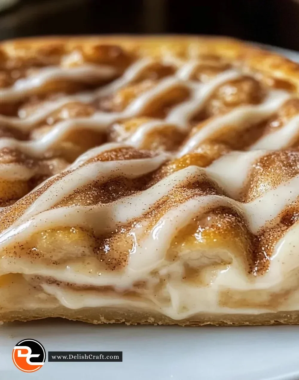 Delicious cinnamon-sugar pizza topped with sweet cinnamon and sugar