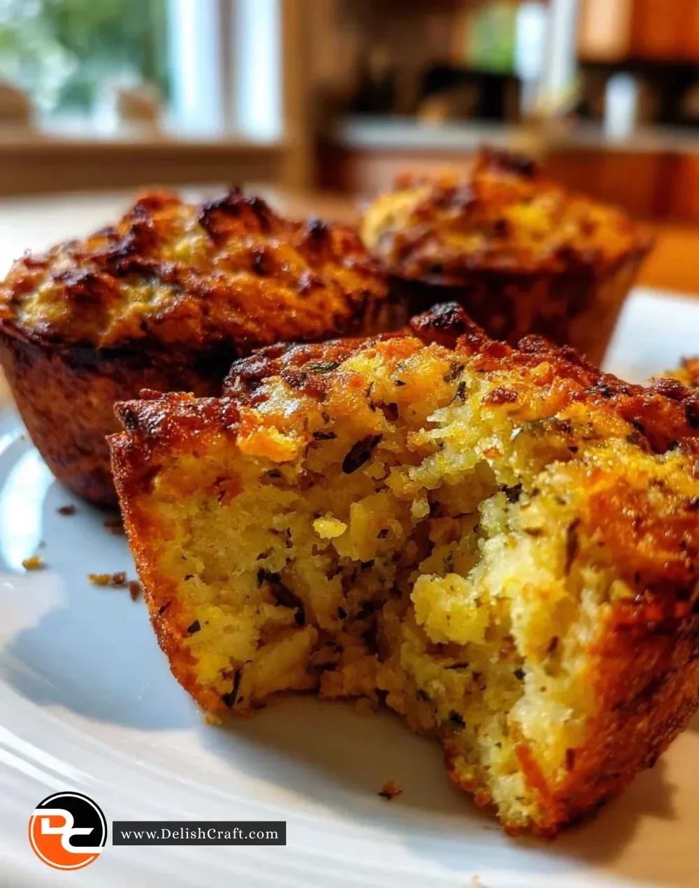 Delicious next-day stuffing muffins ready to be served