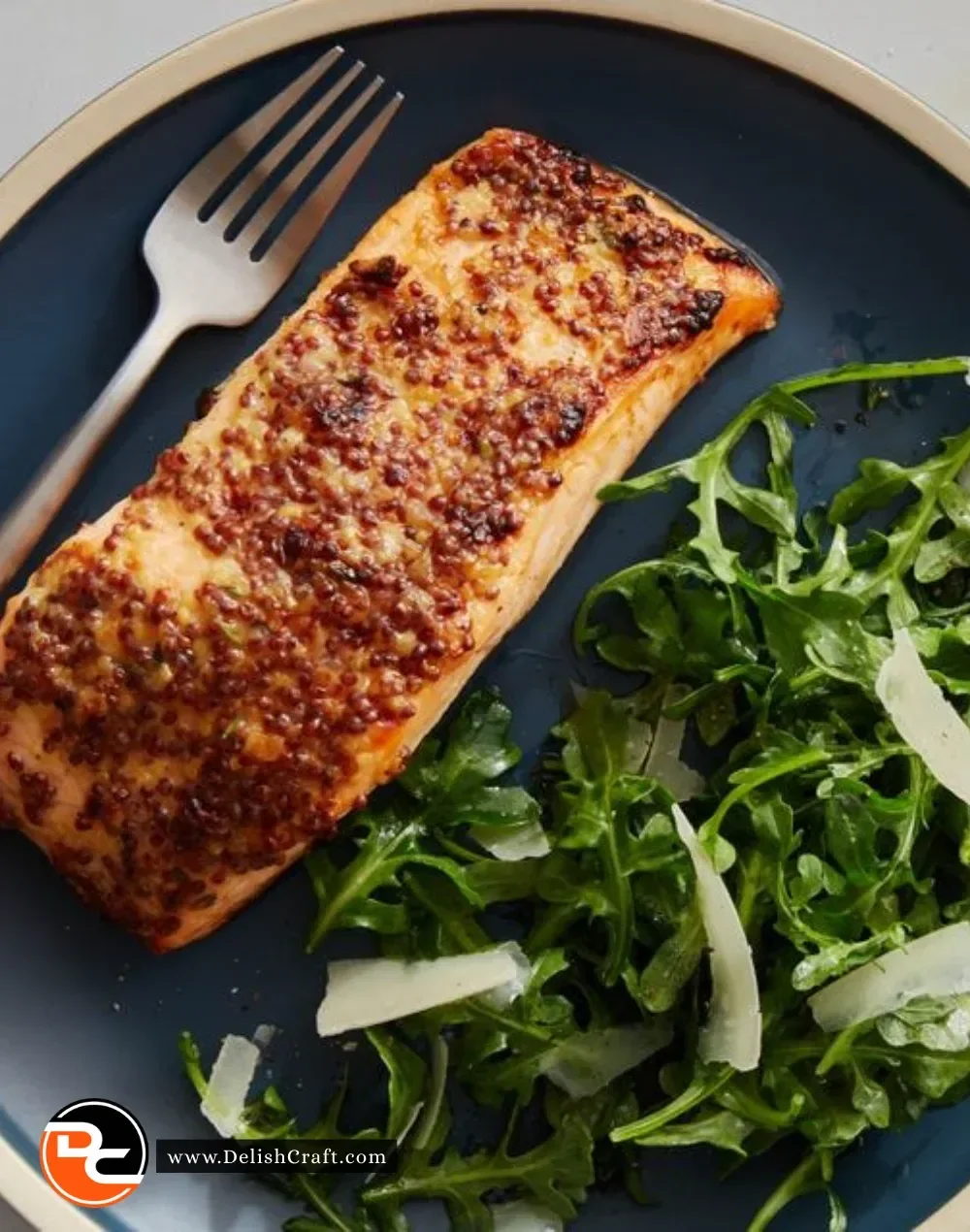 Perfectly cooked air fryer salmon fillets with herbs and spices