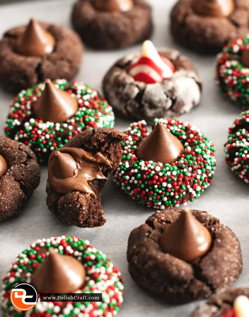 Delicious Chocolate Blossom Cookies with rich chocolate flavor and decorative appearance