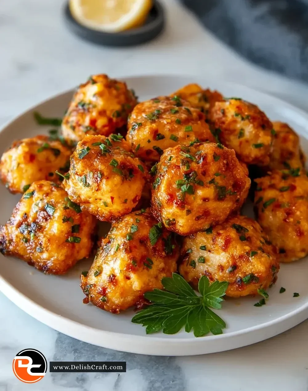 Cowboy Butter Chicken Bites served on a platter, showcasing a delicious fusion dish.