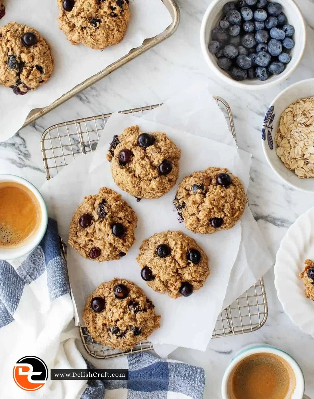 Healthy breakfast cookies packed with nutritious ingredients for a balanced meal.