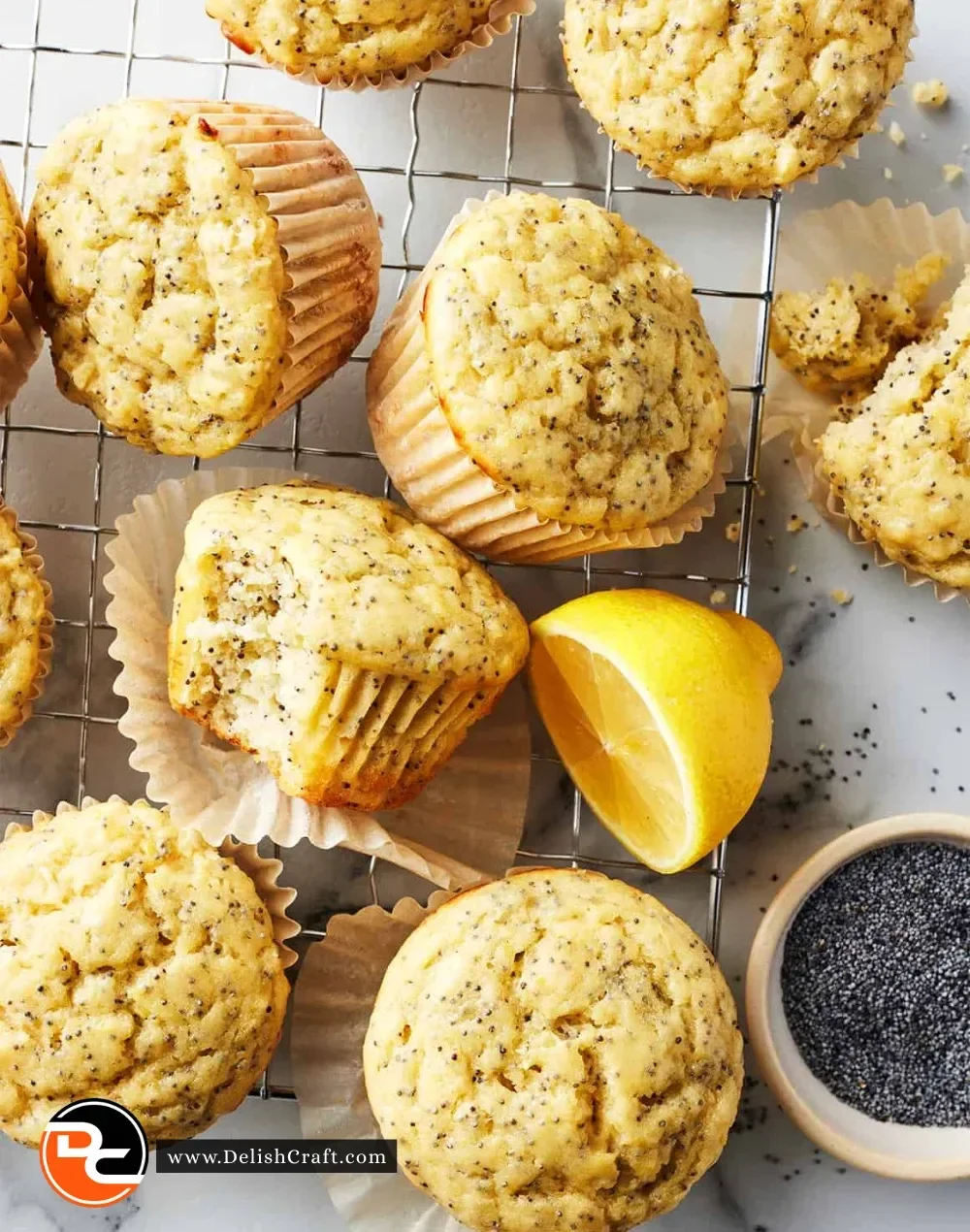 Plate of healthy breakfast muffins and scones ready to be served