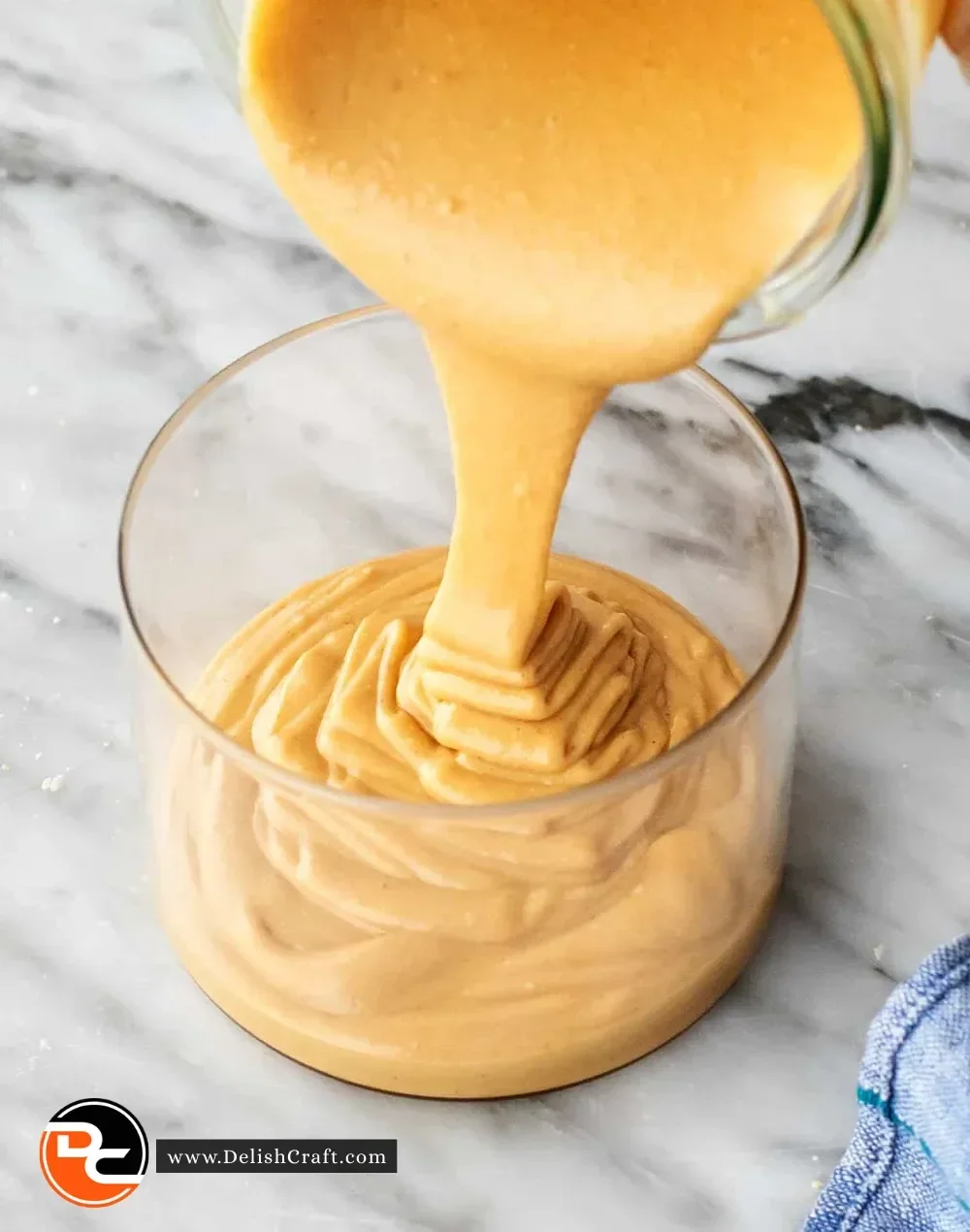 Bowl of homemade peanut butter with peanut scattered around