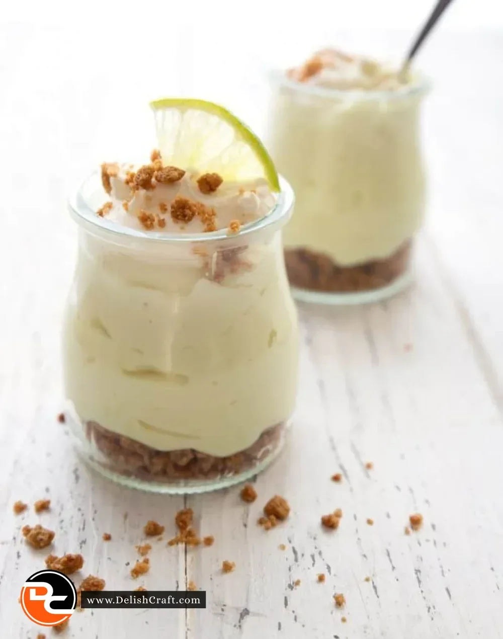 Delicious Keto Key Lime Cheesecake for Two with a creamy topping