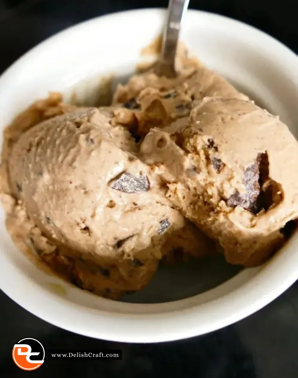 Delicious Ninja Creami chickpea ice cream, a healthy dessert without bananas