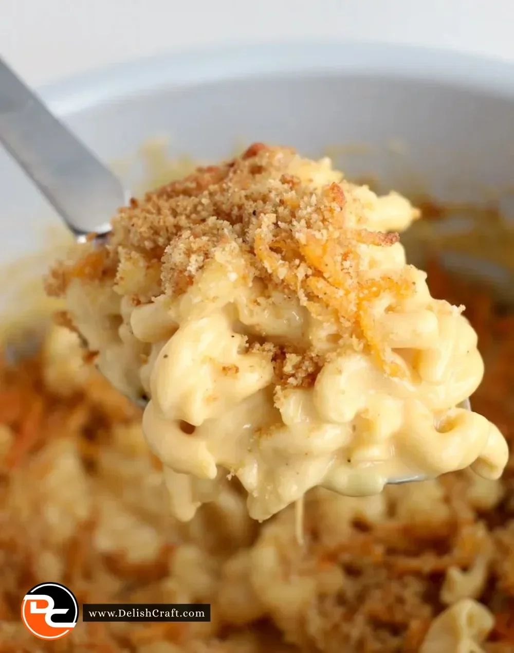 Creamy Ninja Foodi Mac and Cheese dish served in a bowl