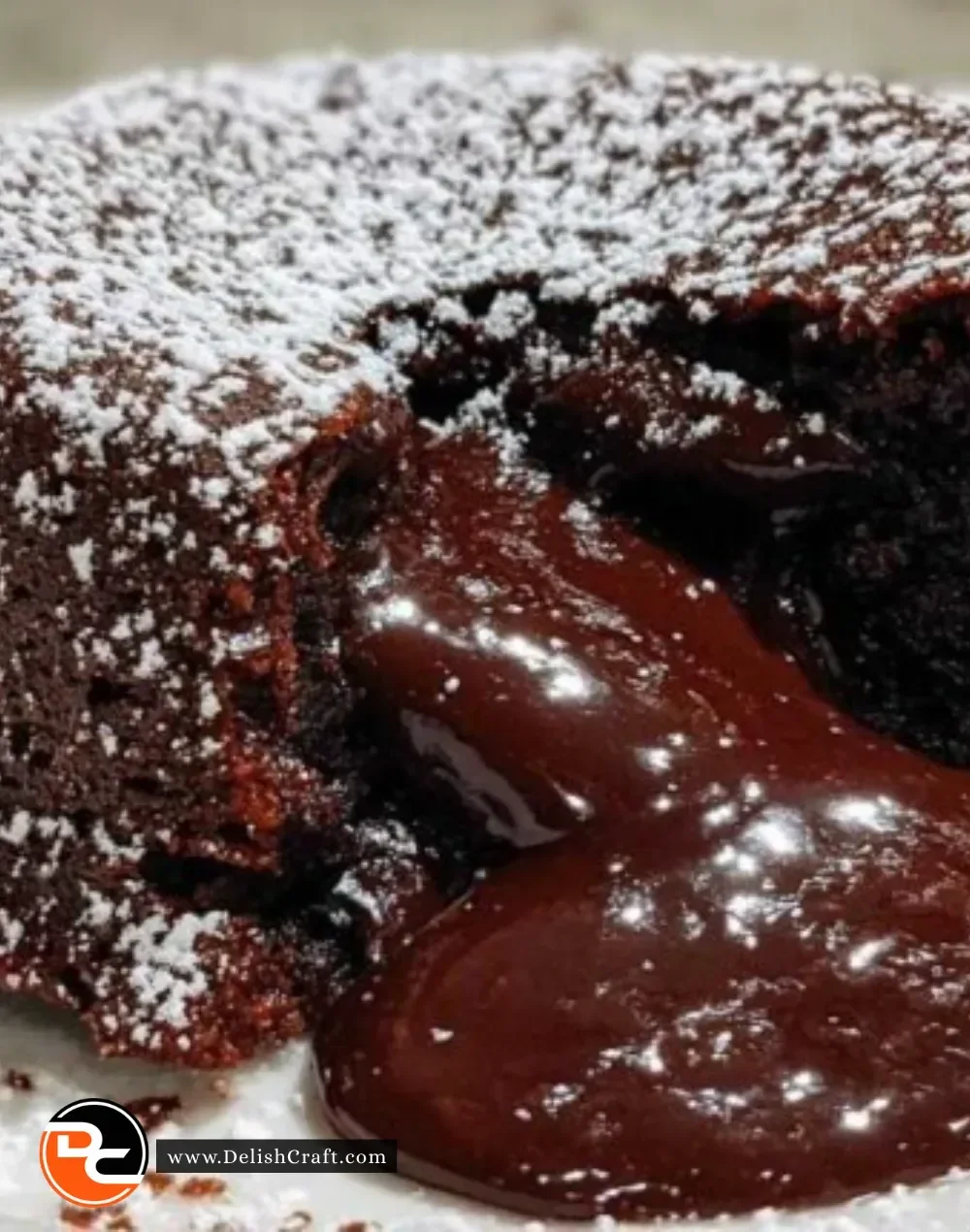 Delicious molten lava cakes with a rich, gooey chocolate center.