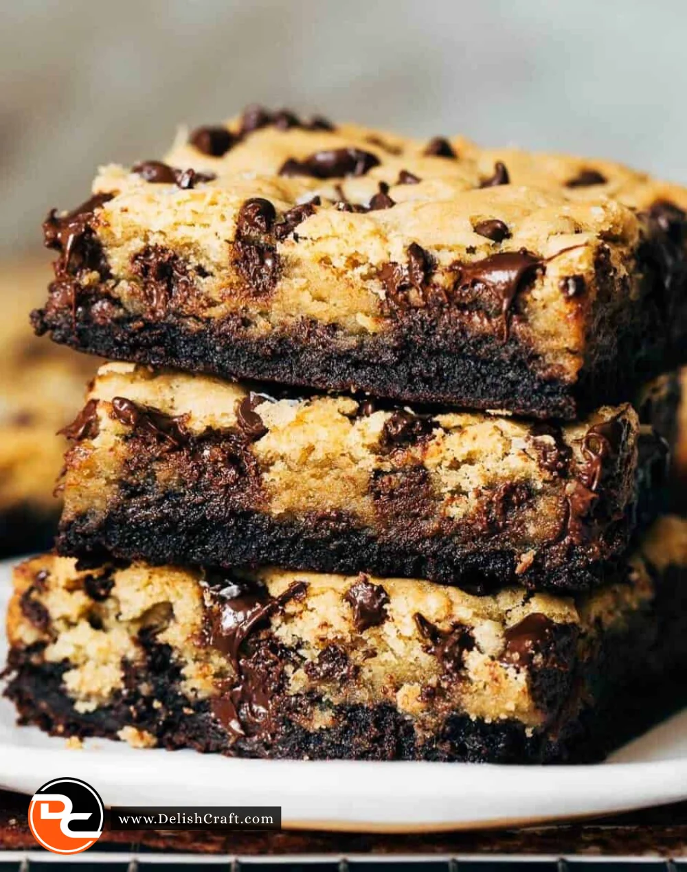 Delicious homemade brookies combining brownies and cookies in one treat