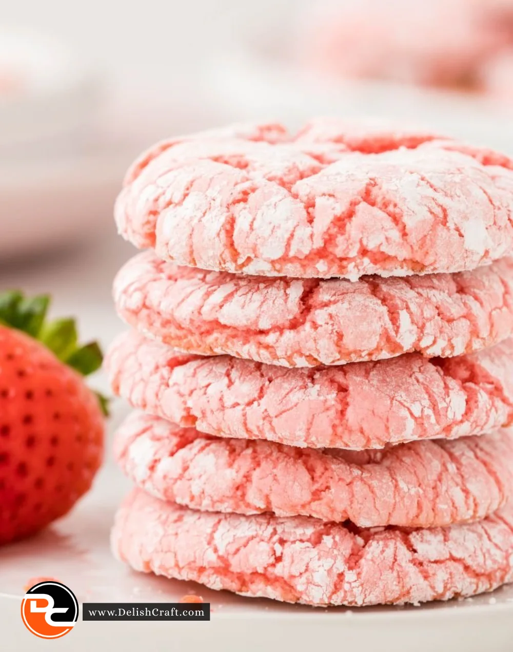 Delicious cake mix cookies on a plate, ready to be enjoyed.
