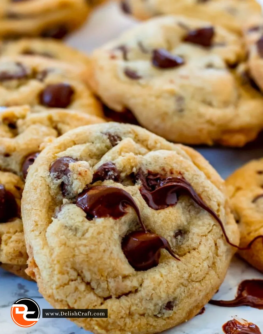 Gluten free chocolate chip cookies on a plate with a glass of milk