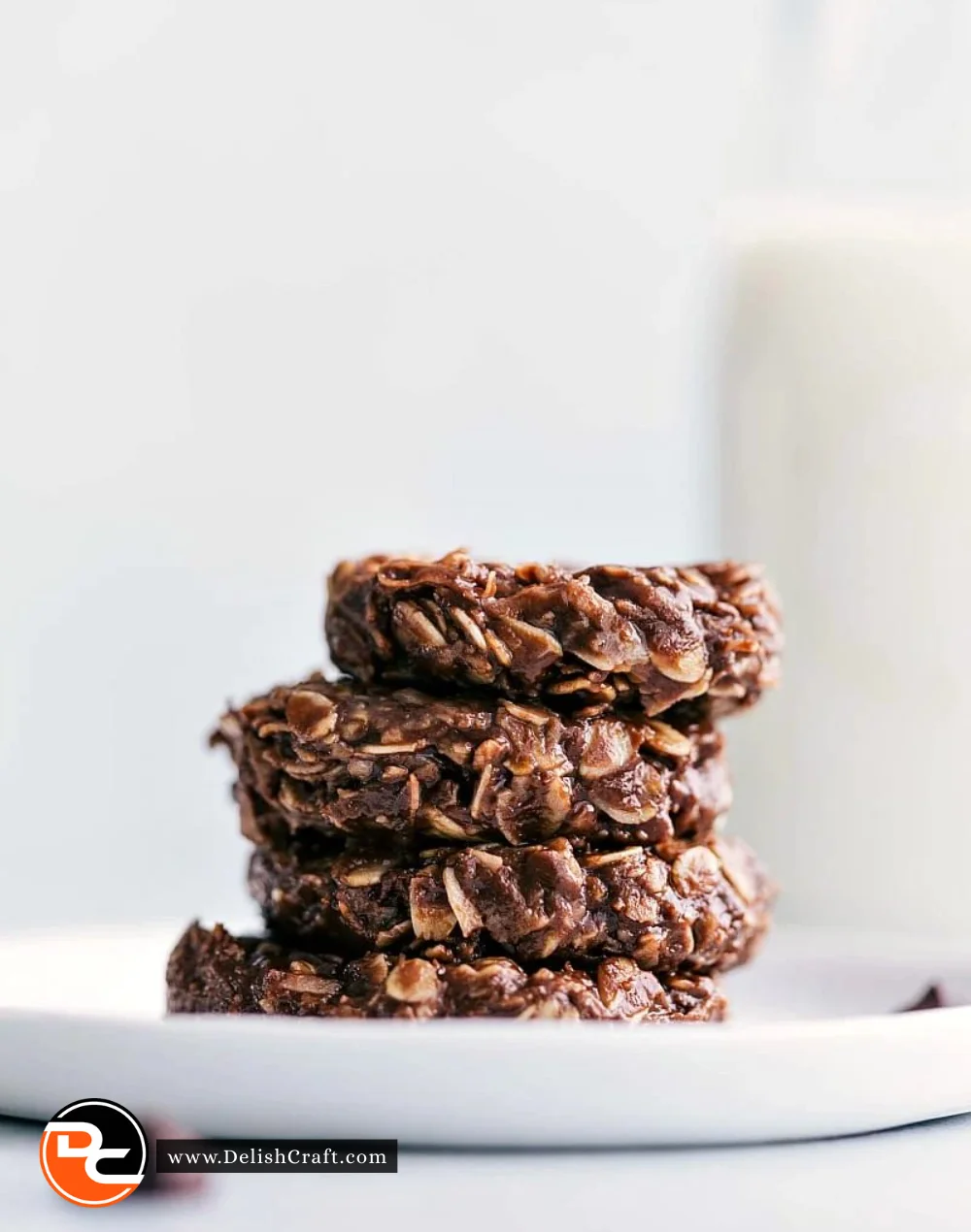 Healthy no bake cookies made with nutritious ingredients