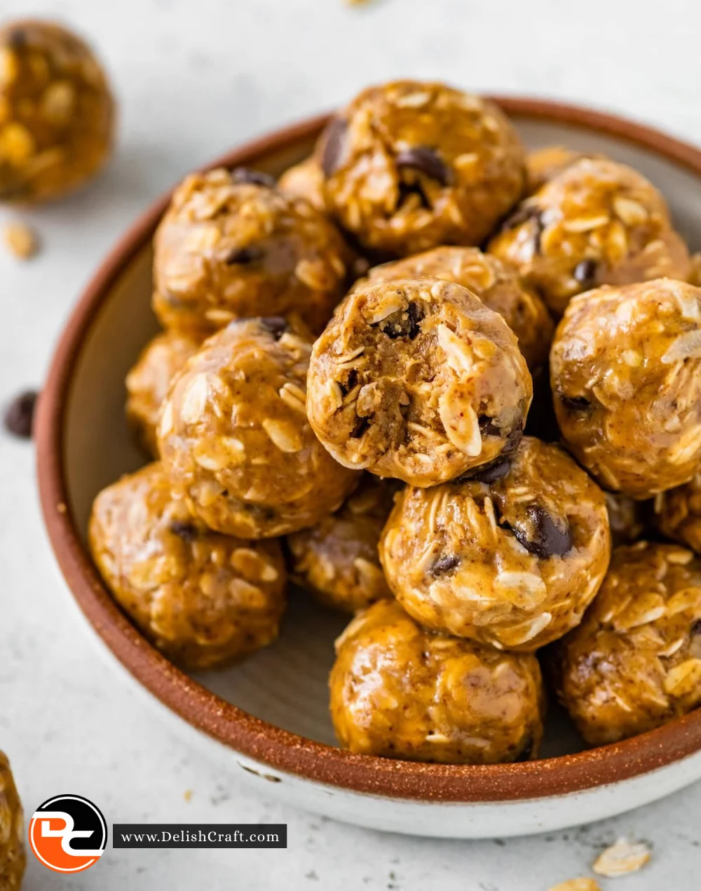 Homemade no-bake energy balls for healthy snacking