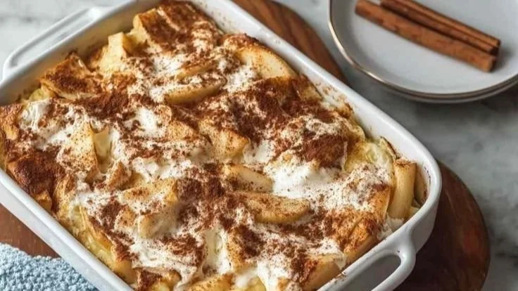 Apple Cinnamon Cottage Cheese Bake