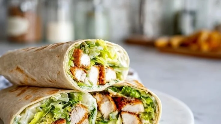 Chicken Caesar Wraps