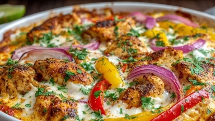 Chicken Fajita Bake