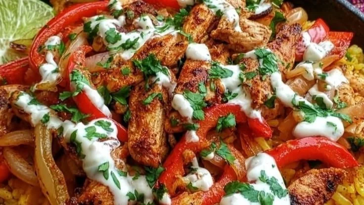Chicken Fajita Rice Bowls