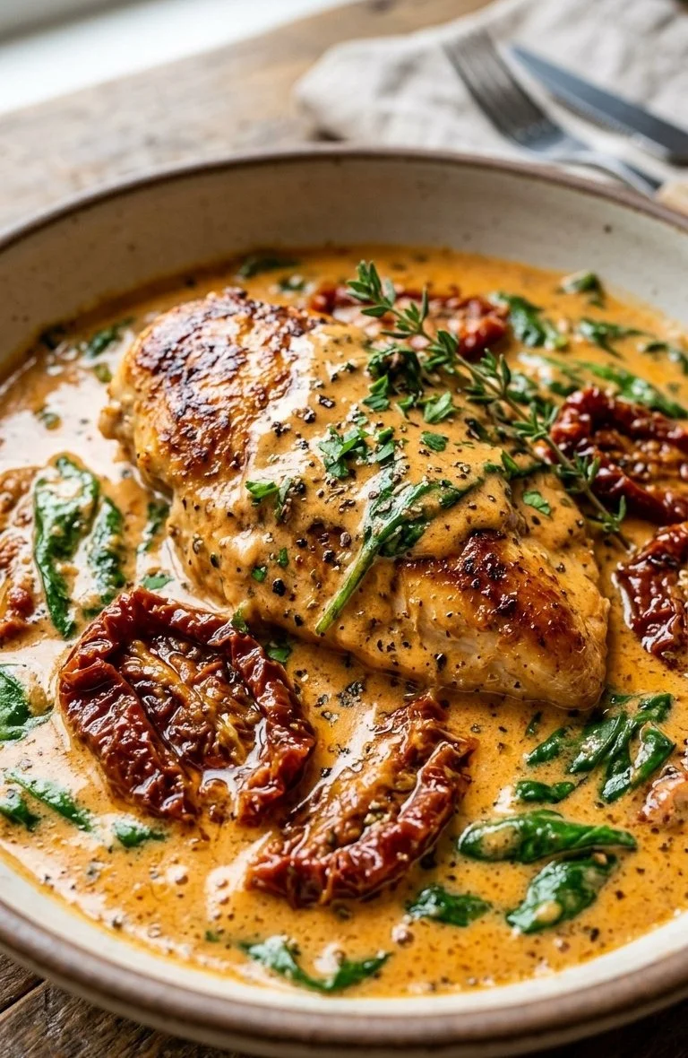 Creamy Sun-Dried Tomato Chicken Recipe
