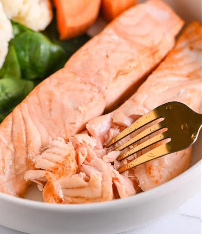 Frozen Salmon in Air Fryer