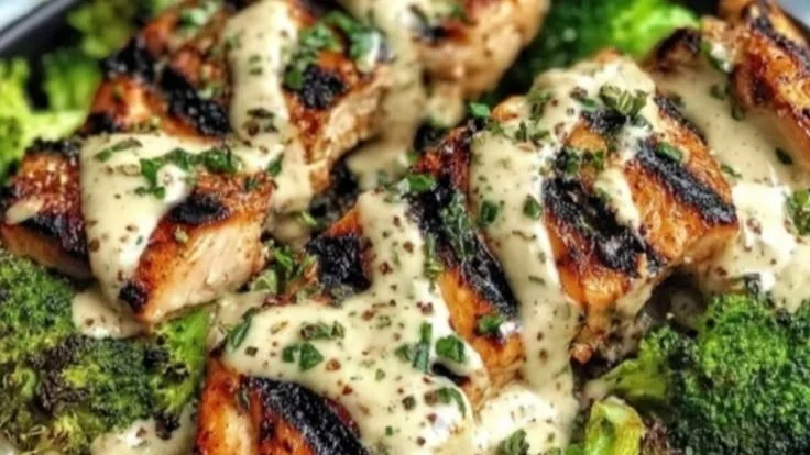 Grilled Chicken Broccoli Bowls