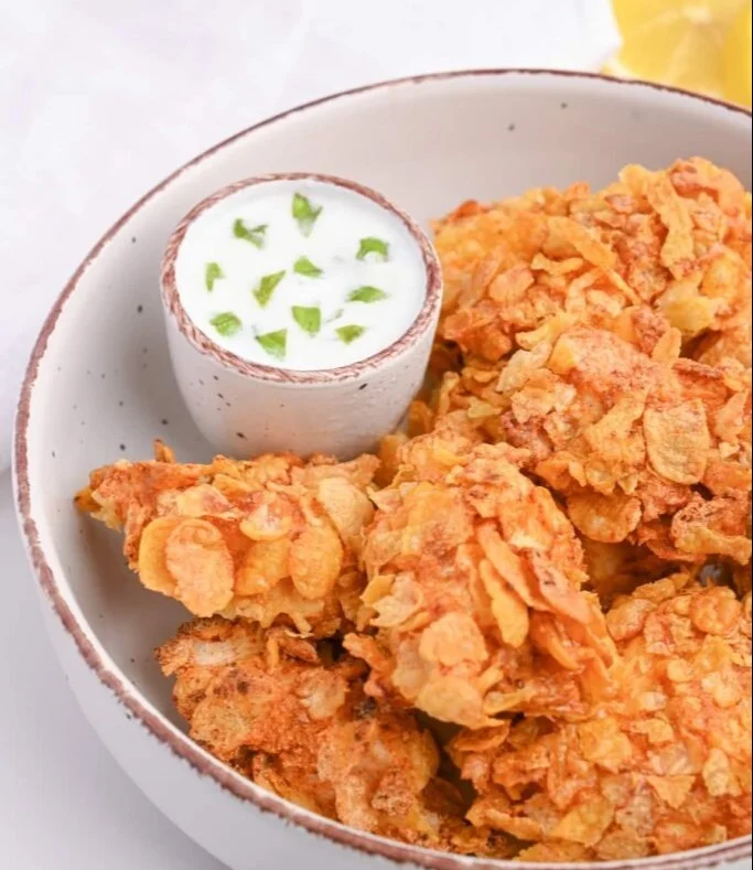 Healthy Cornflake Chicken Nuggets