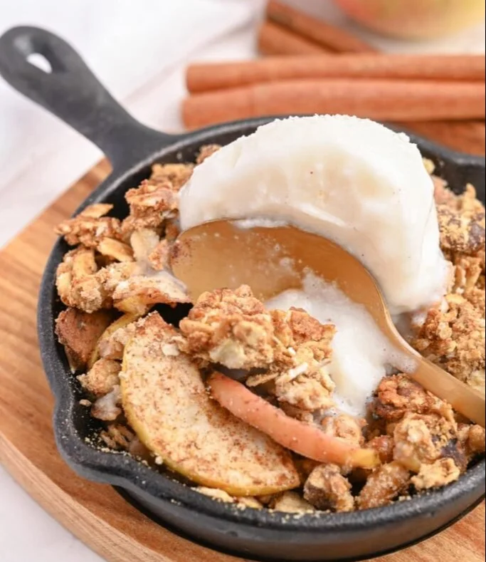 High Protein Apple Crumble