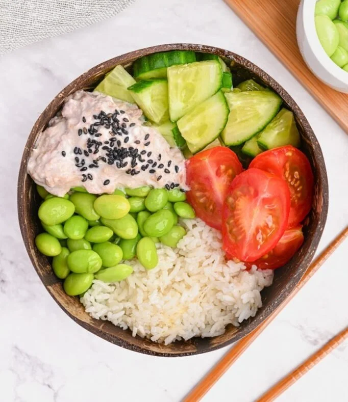 High Protein Tuna Sushi Bowl