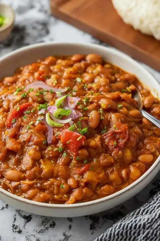 Pinto Bean Stew Japanese Style