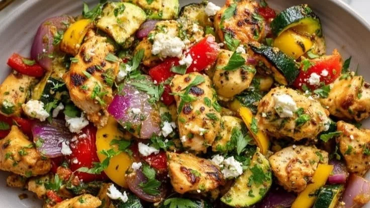 Mediterranean Chicken Stir-Fry