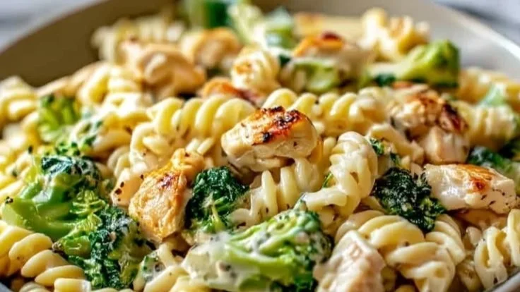 Rotisserie Chicken and Broccoli Pasta