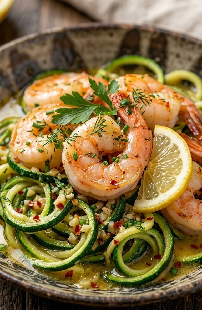 Shrimp Scampi with Zoodles Recipe