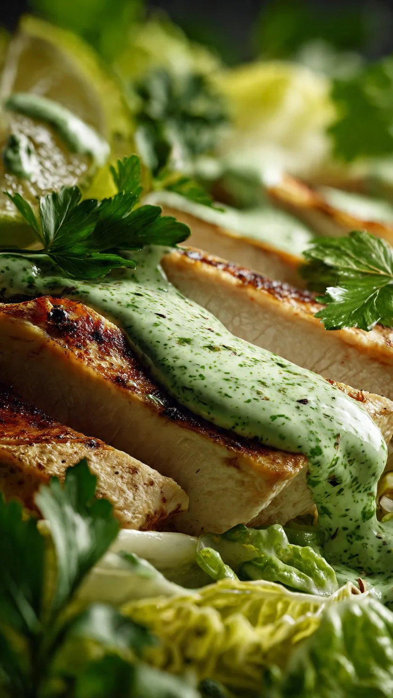 Viral Green Goddess Salad with Grilled Chicken
