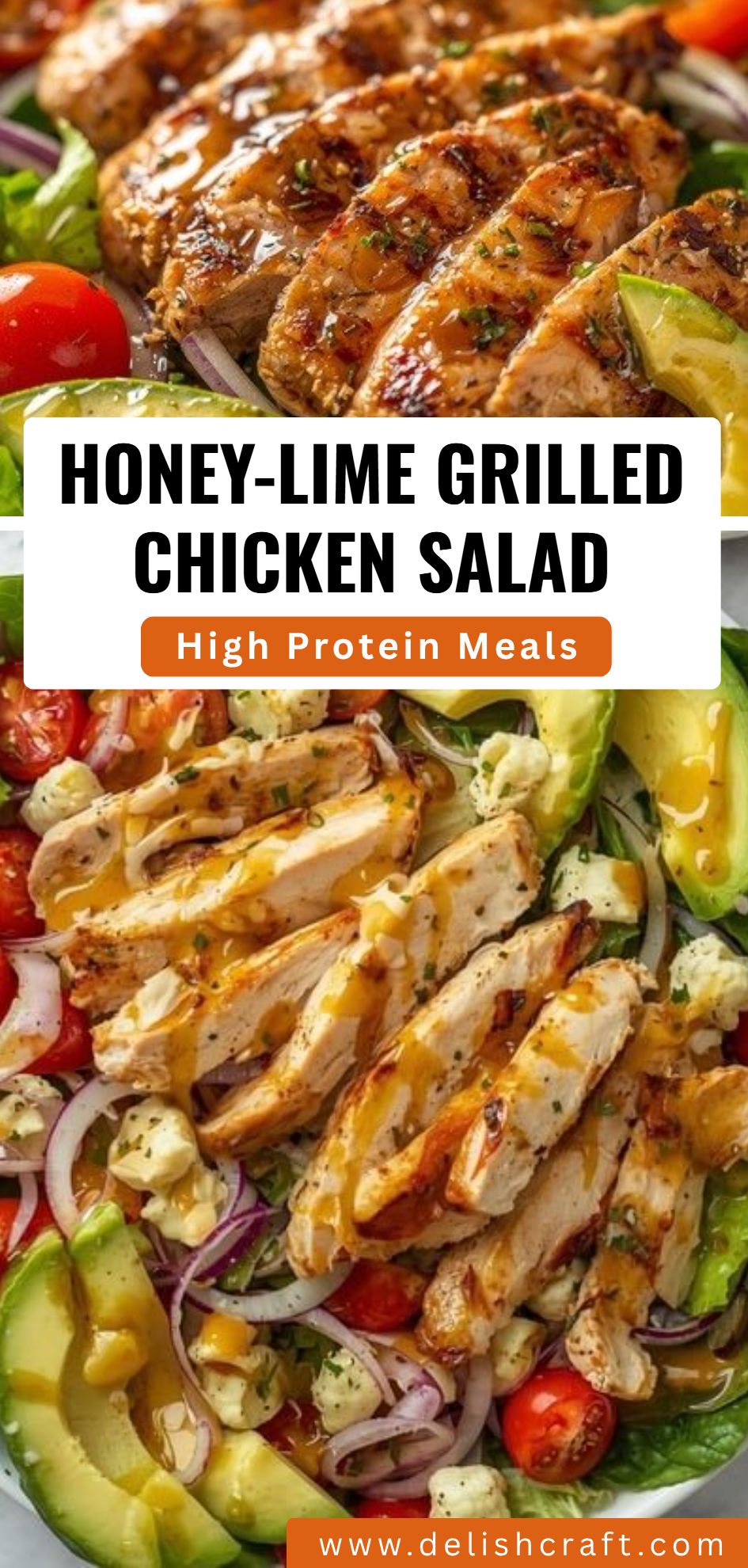 Honey Lime Grilled Chicken Salad