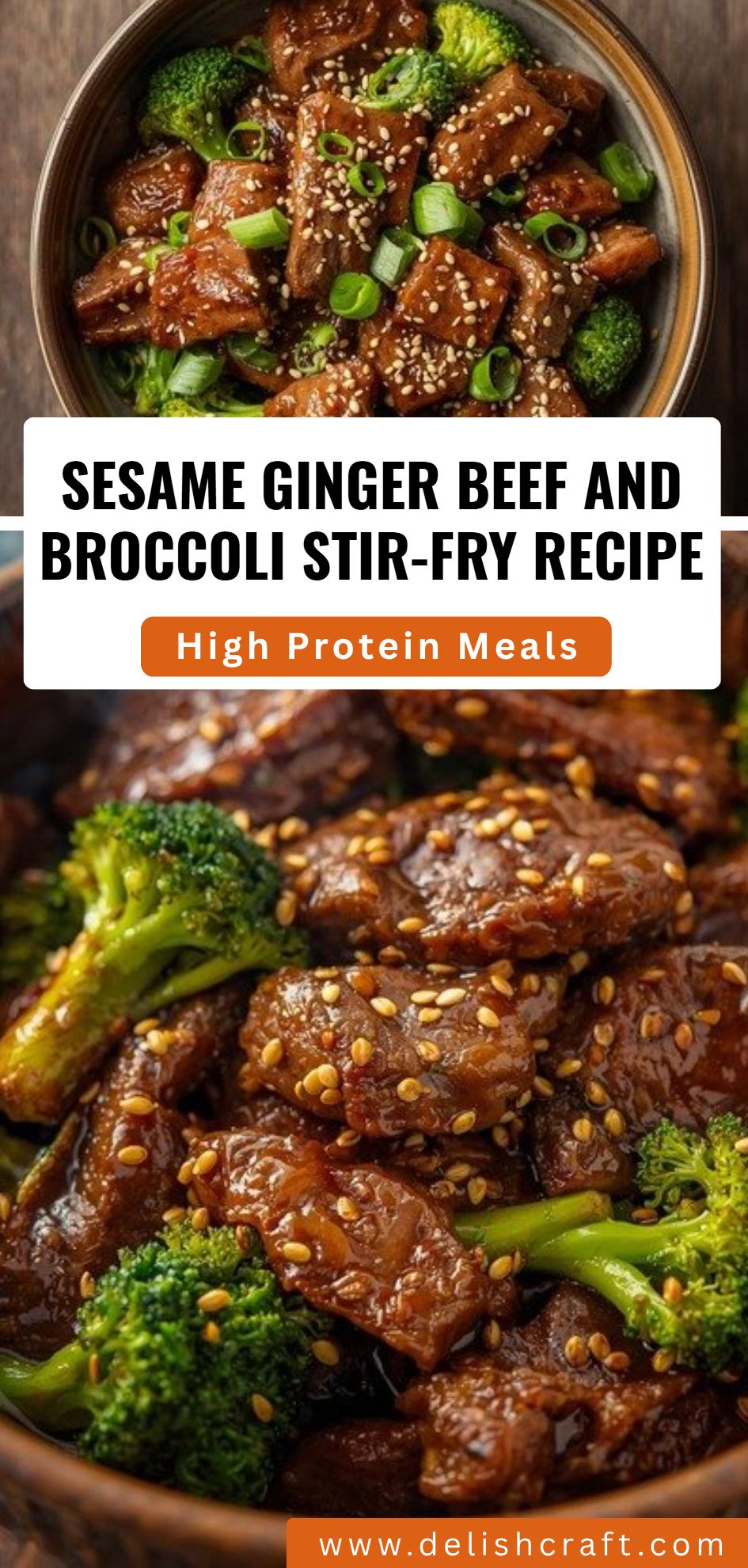 Sesame Ginger Beef And Broccoli Stir Fry Recipe