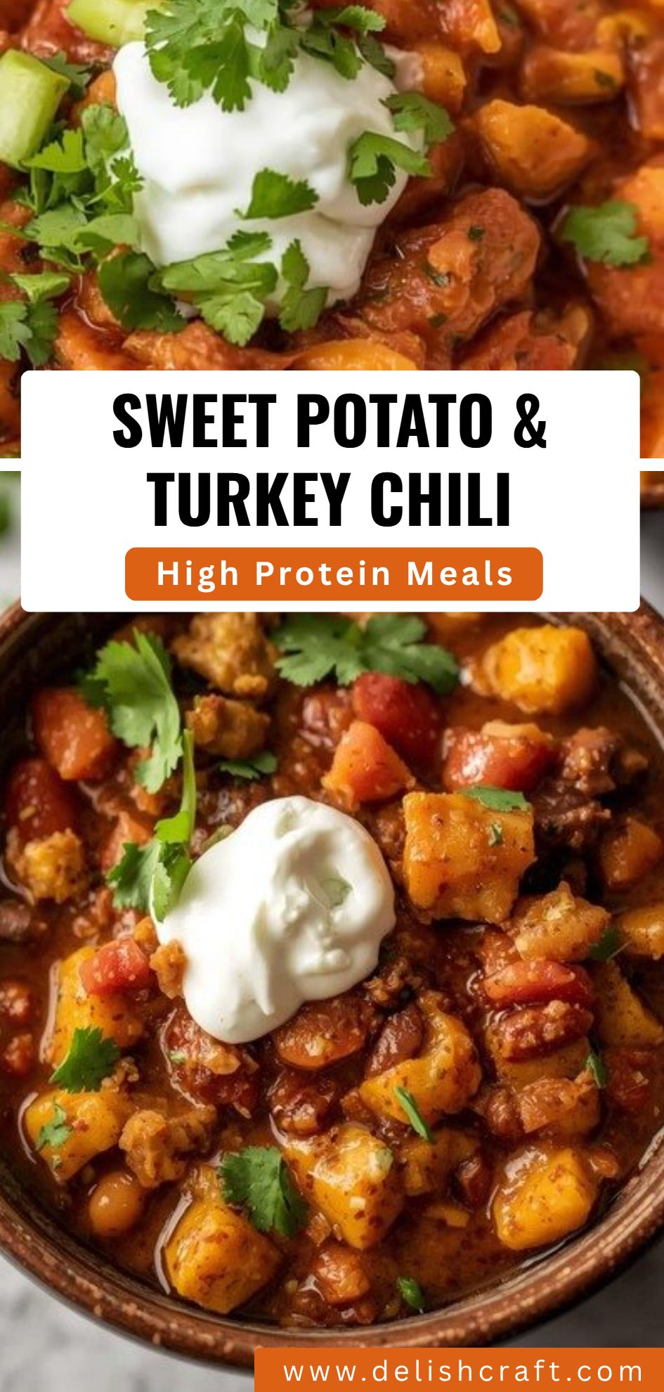 Sweet Potato Turkey Chili