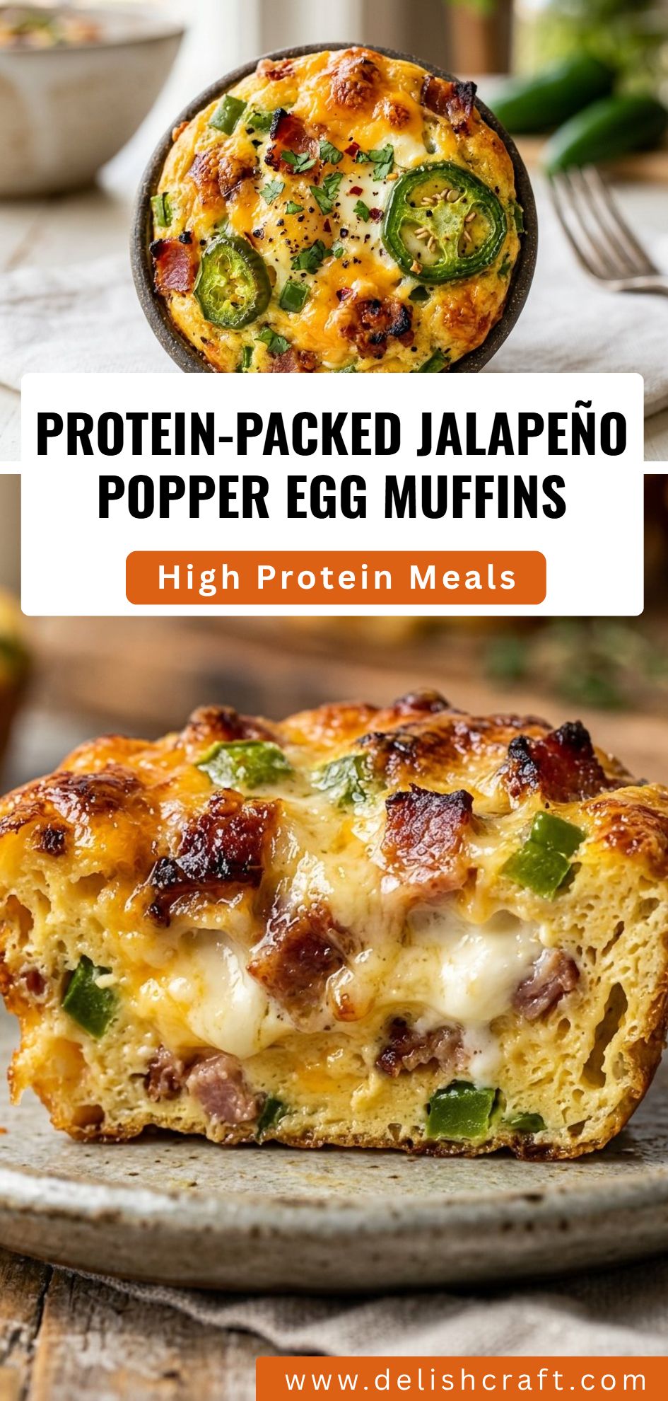 Jalapeno Popper Egg Muffins