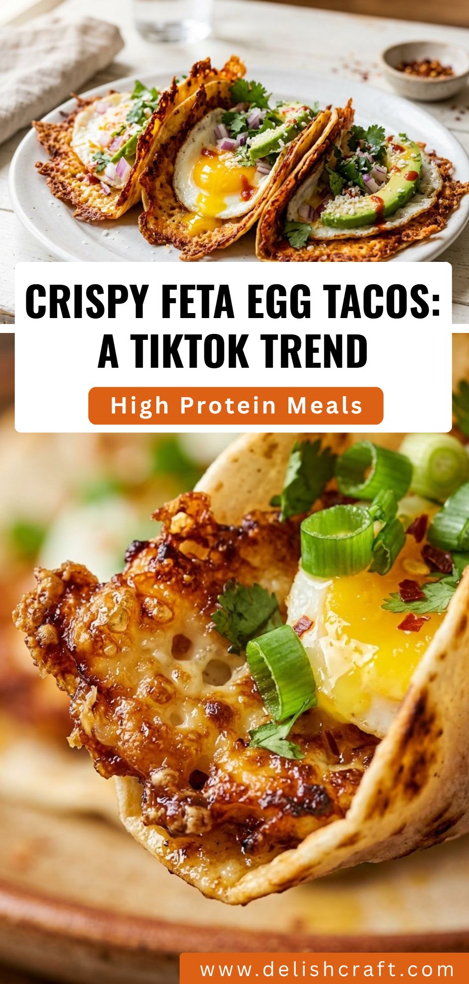 Crispy Feta Egg Tacos Tiktok Trend