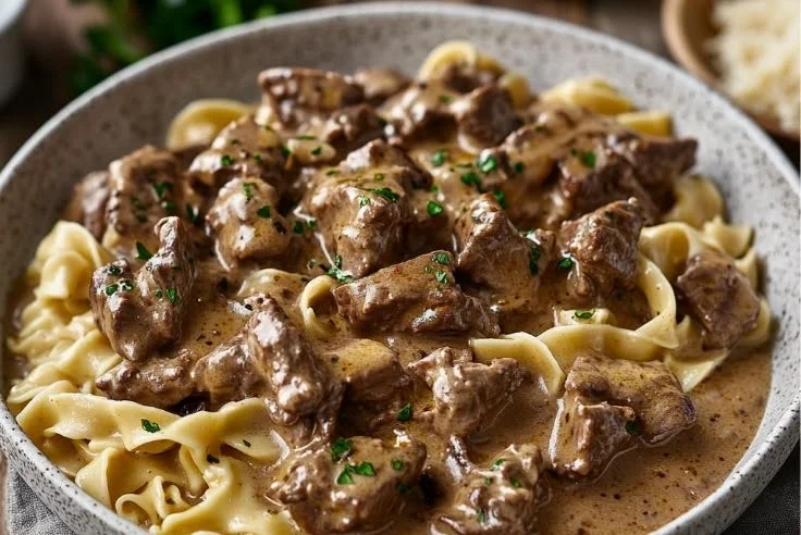 Beef Stroganoff