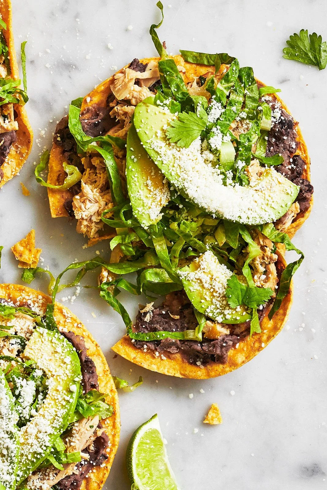 Chicken Tostadas