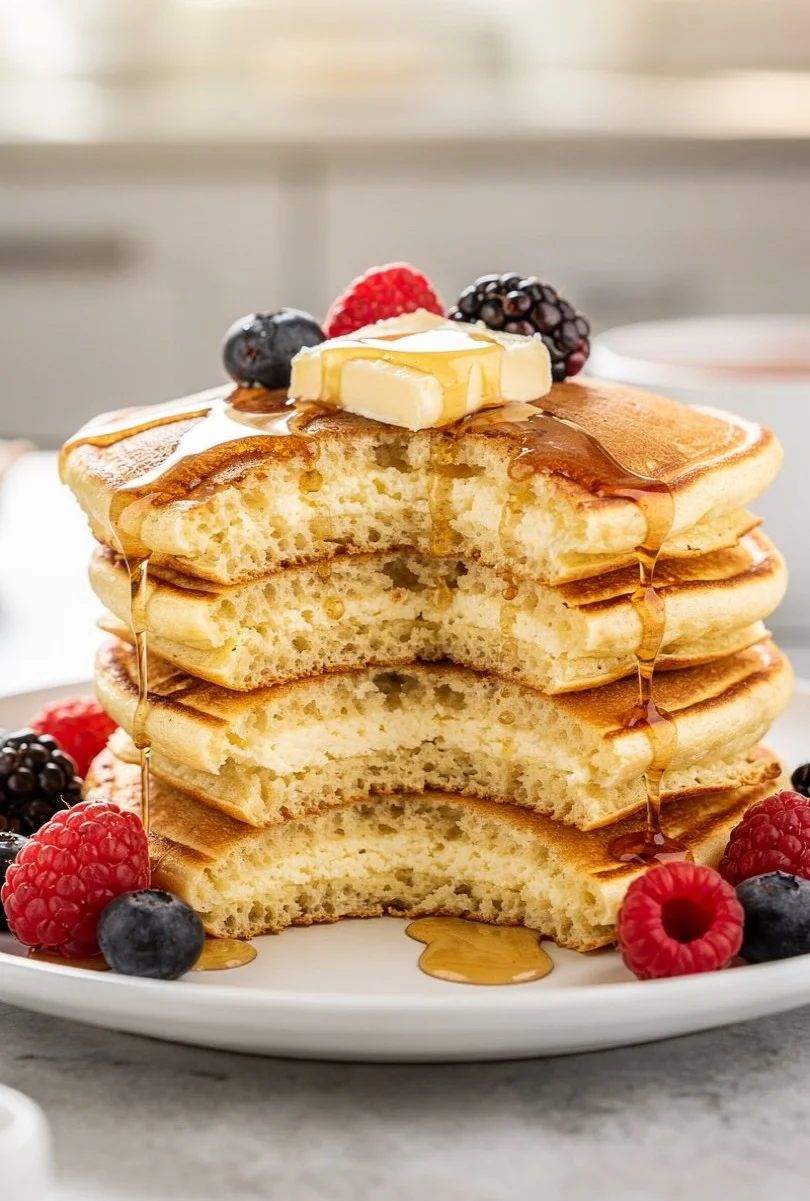 Cottage Cheese Protein Pancakes