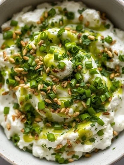 Creamy Cottage Cheese Green Goddess Bowl Recipe