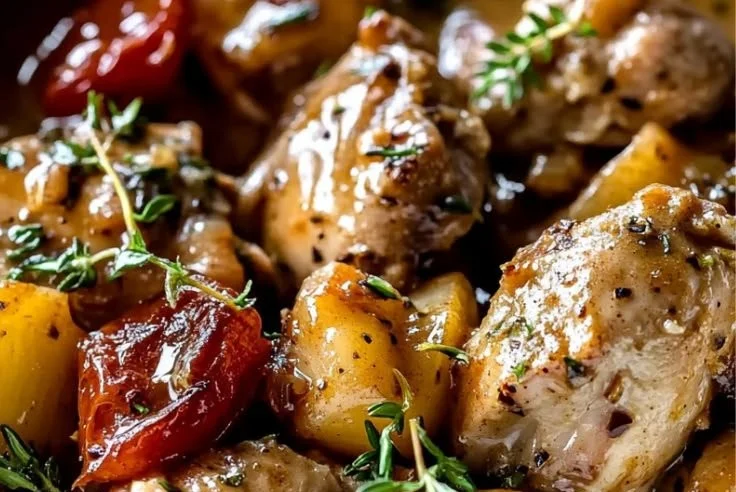 Crock Pot Chicken Scarpariello