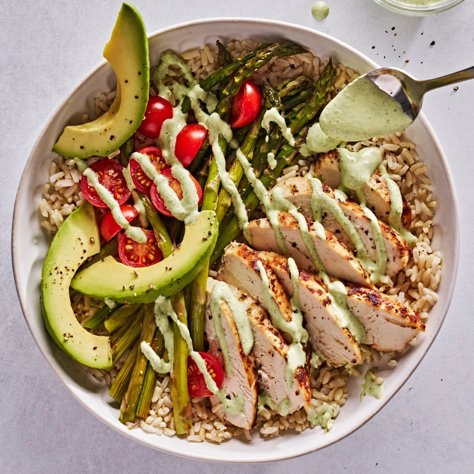 Colorful Goddess Bowls filled with fresh vegetables and grains for a wholesome meal