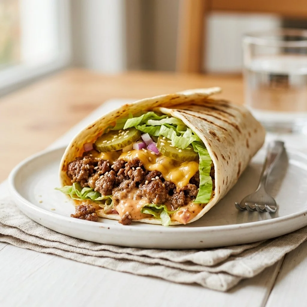 High-Protein Big Mac Taco Wrap Recipe