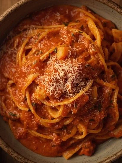 High-Protein Creamy Tomato Pasta Recipe