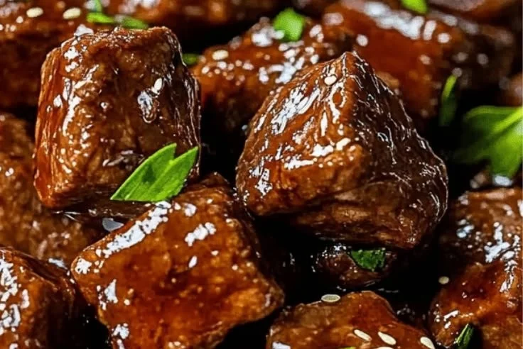 Honey Garlic Beef Cubes